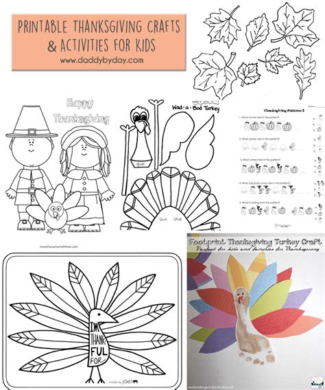 Benefits of Printable Thanksgiving Crafts