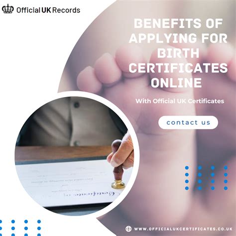 Benefits of Retrieving Birth Certificates Online