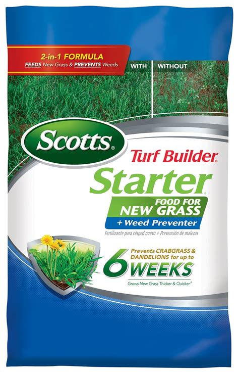 Benefits of Scotts Starter Fertilizer with Weed Preventer