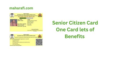 Benefits of Senior Citizen Card Singapore