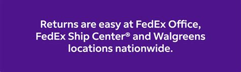 Benefits of Ship FedEx Walgreens