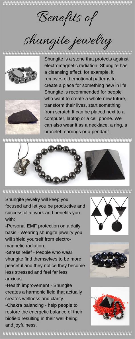 Benefits of Shungite Jewelry: