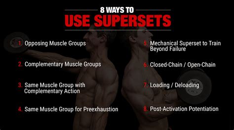 Benefits of Superset Workouts: