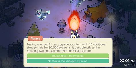 Benefits of Tent Upgrades in Cozy Grove