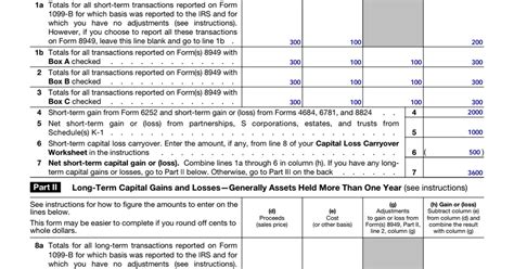 Benefits of Using 1040 Schedule D Instructions