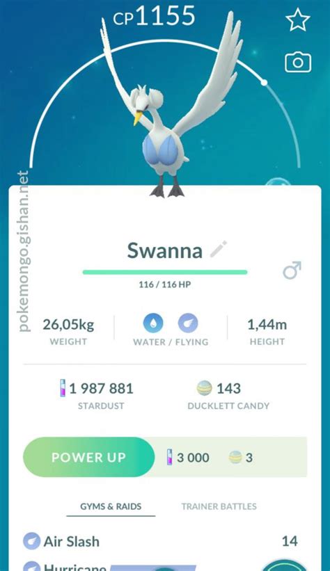 Benefits of Using Swanna in Pokémon GO