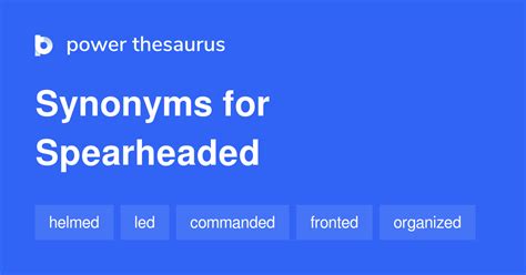 Benefits of Using a Spearheaded Thesaurus