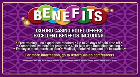 Benefits of Visiting the Oxford Casino