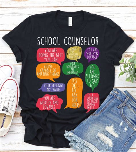 Benefits of Wearing School Counselor Shirts