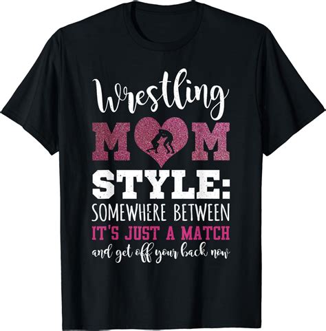 Benefits of Wearing a Wrestling Mom T-Shirt