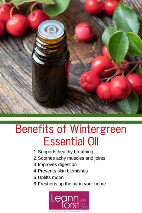 Benefits of Wintergreen Flavor