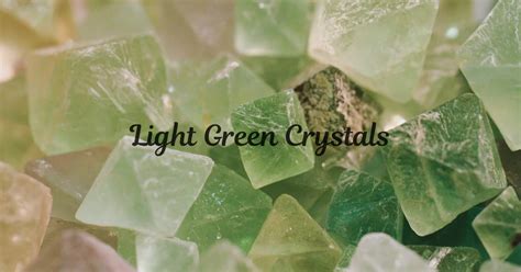 Benefits of Yellowish-Green Crystals