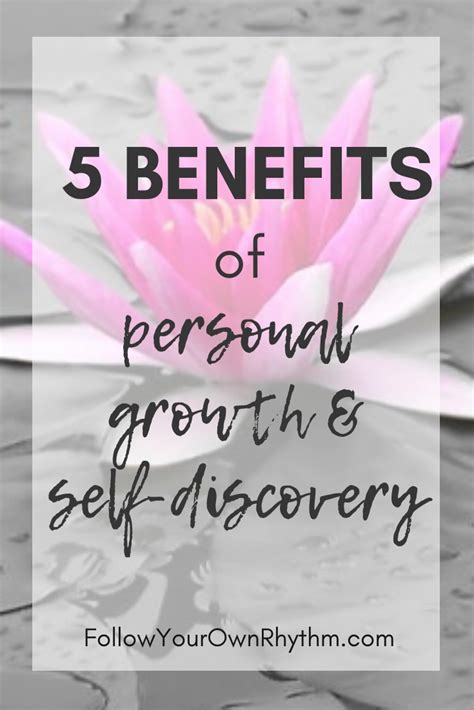 Benefits of self-discovery