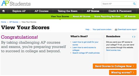 Benefits of sending your scores online:
