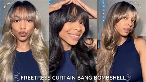 Benefits of the Freetress Bombshell Curtain Bang Wig