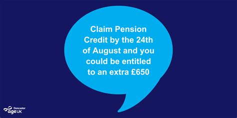 Benefits of the Pension Credit