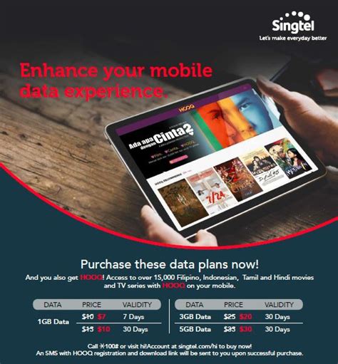 Benefits of the Singtel Prepaid Data Plan 7 Days