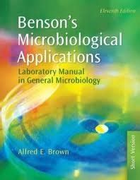 Benson Microbiological Applications 11th Edition Answers Reader