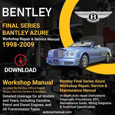 Bentley Azure Repair Manual Ebook Kindle Editon