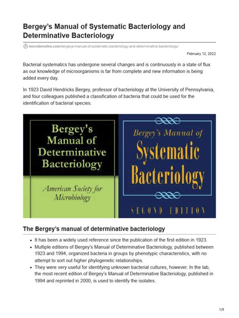 Bergeys Lab Manual Ebook Kindle Editon