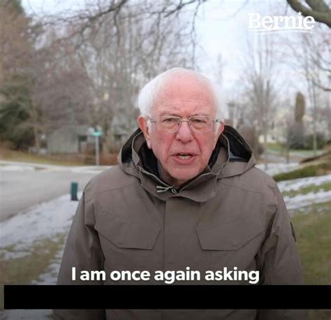 Bernie Meme Template