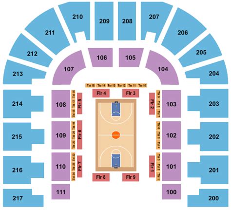 Bert Ogden Arena Seating Chart