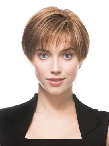 Best 6" Straight Short Boycuts Brown Human Hair Wigs in 2025