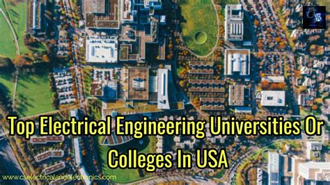 Best Colleges for Electrical Engineering