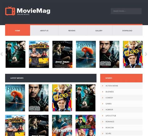 Best Free Responsive Templates For Movie Review Website