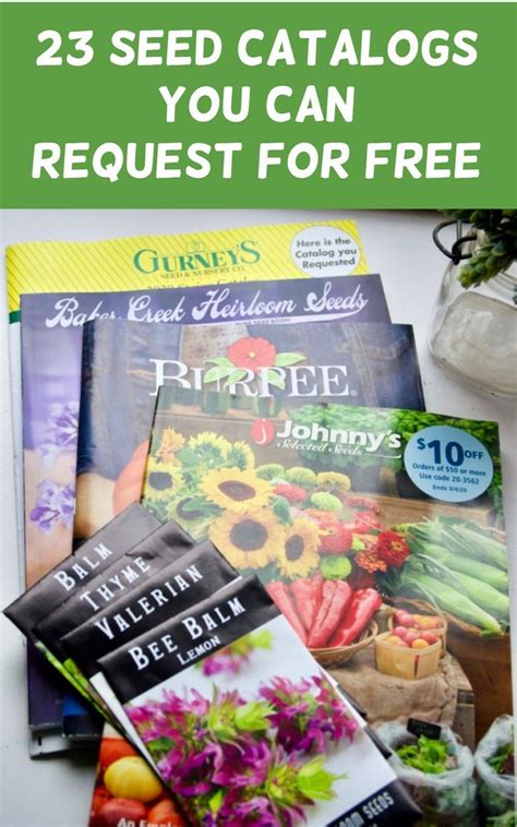Best Free Seed Catalogs By Mail