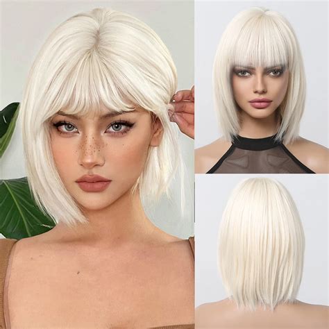 Best Lace Wigs 2025: Straight Synthetic Wigs VS Platinum Blonde Bob Wigs