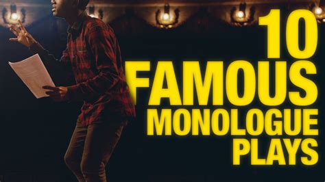 Best Monologues from Plays: A Literary Odyssey
