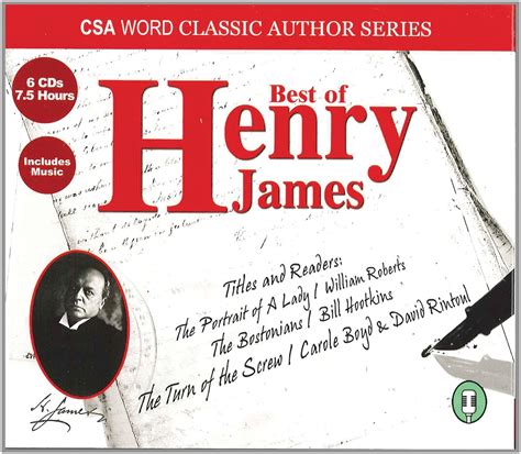 Best of Henry James The Portrait of a Lady The Bostonians and The Turn of the Screw CSA Word Classic Authors Audio PDF