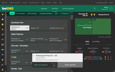 Bet365 ao vivo: Guia completo para apostar em eventos esportivos em tempo real