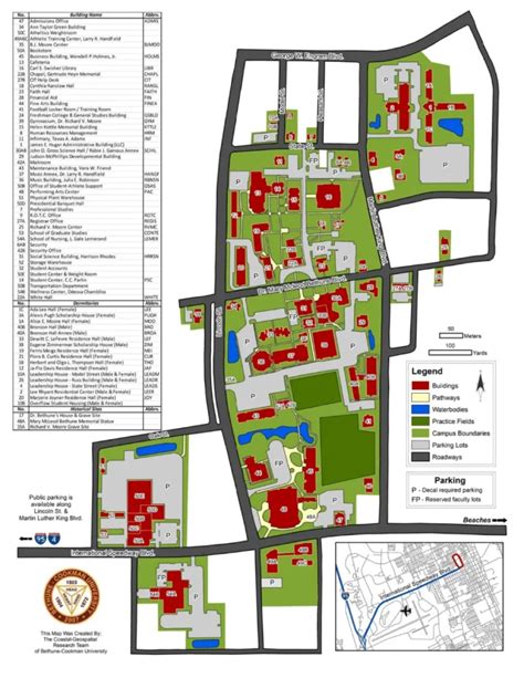 Bethune-Cookman University Campus Map: A Comprehensive Guide