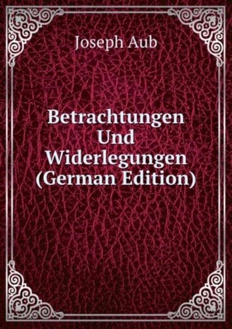Betrachtungen German Edition Kindle Editon