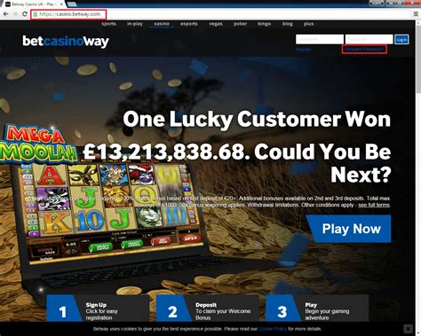 Betway's Live Casino Login