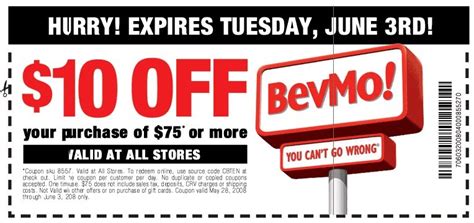 Bevmo Coupon 10 Off 50 Printable