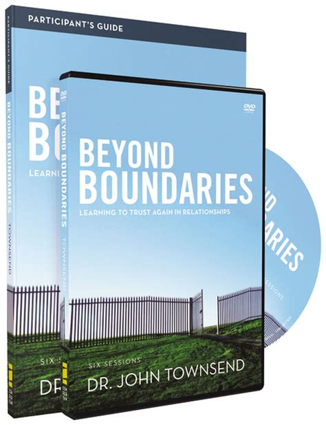 Beyond Boundaries Participant s Guide with DVD Learning to Trust Again in Relationships Reader