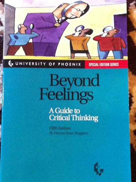 Beyond Feelings: A Guide To Critical Thinking Ebook Epub