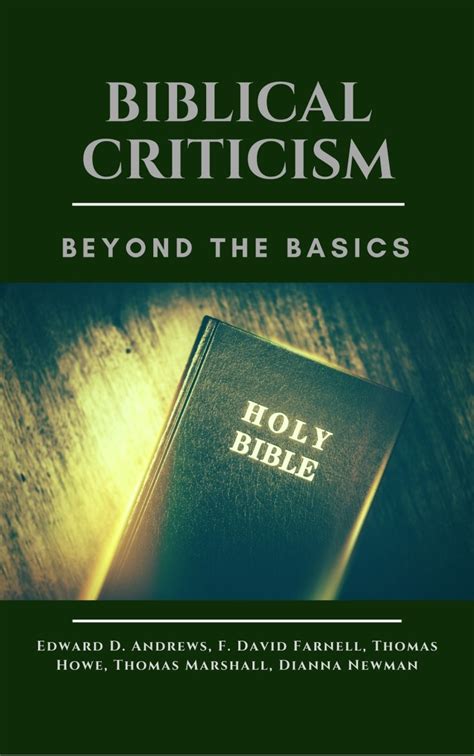 Beyond Literal Interpretation: A Critical Approach to Bible Study