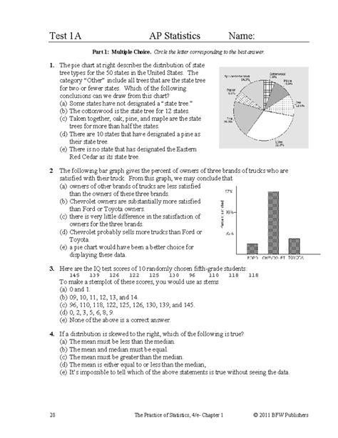 Bfw Publishers Ap Statistics Quiz Answer Key Epub