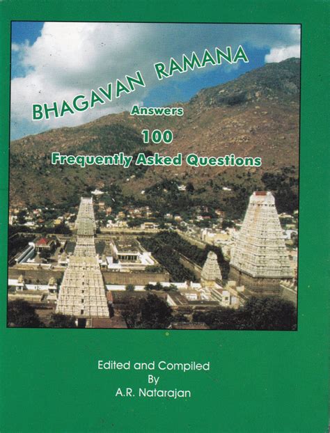 Bhagavan Ramana Answers 100 Frequency Asked Questions Epub