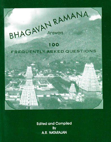 Bhagavan Ramana Answers 100 Frequency Asked Questions Epub