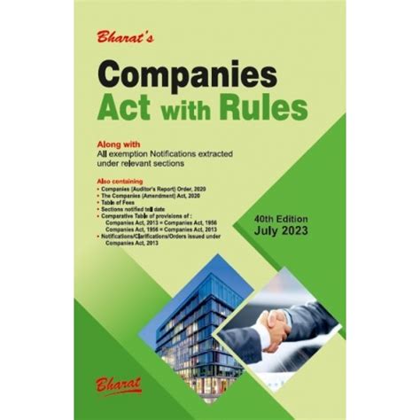 Bharat's Companies Act with Referencer & SEBI Guide PDF