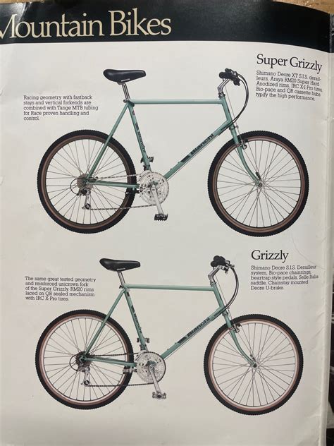 Bianchi 1987 Catalog