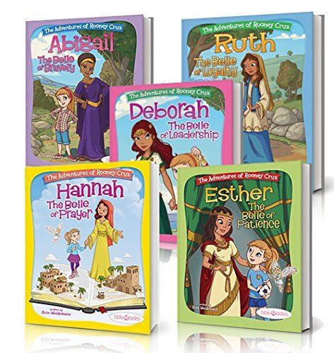 Bible Belles Christian Children s Book Set The Adventures Of Rooney Cruz Bible Story Books Age 4 10 Set Of 5 Reader