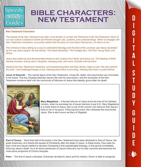 Bible Characters New Testament Speedy Study Guides Reader