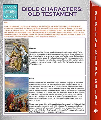 Bible Characters Old Testament Speedy Study Guides Reader