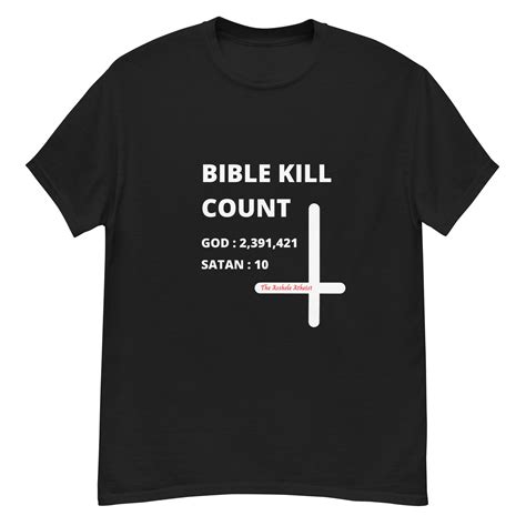 Bible Kill Count Shirt: An In-Depth Analysis